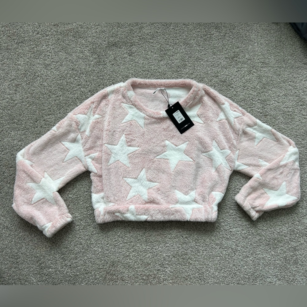Fashion nova pink star pjs set